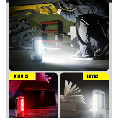 Güçlü Şarjlı Fener Masa Lambası Wt-603