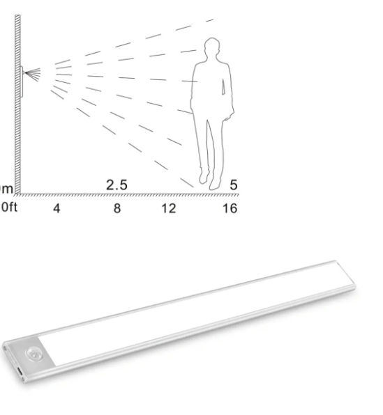 Sensörlü Şarjlı Dolap Lambası WT-288