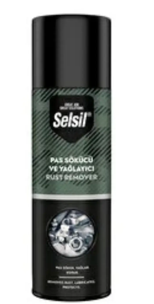 SELSİL Pas Sökücü Sprey 200 ml / 400 ml | Güçlü Pas Açıcı ve Metal Temizleyici Sprey