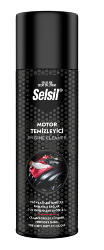 SELSİL Motor Temizleme Spreyi | Güçlü Yağ ve Kir Çözücü Motor Temizleyici