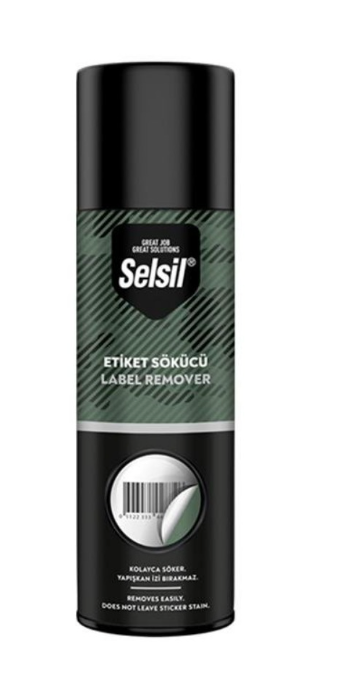 SELSİL Etiket Sökücü Sprey | Yapışkan ve Kalıntı Temizleyici