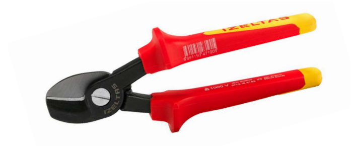 İZELTAŞ 1000V İzoleli Tek Ağızlı Kablo Kesici 165 mm (6 1/4