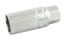 İZELTAŞ 3/8" Buji Lokma Anahtar (Lastikli) 20,8 mm | Profesyonel Lokma