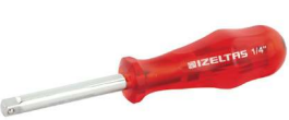 İZELTAŞ 1/4" Derin Lokma Tornavida Adaptörü 150 mm | Lokma Aksesuarı