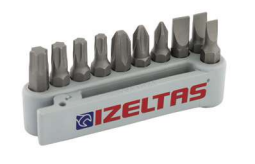 İZELTAŞ 10'lu Bits Uç Seti (10 Parça) | Bits Uç Takımı