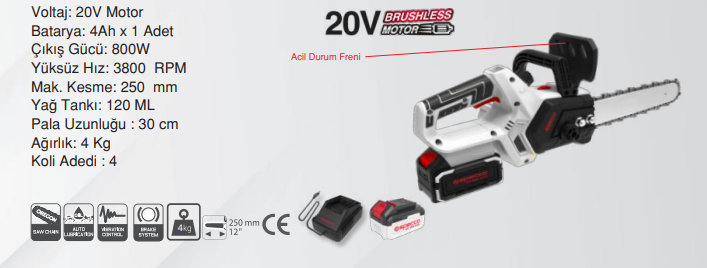SPECCO SP-3040 Benzinli Çim Biçme