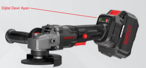 SPECCO Black Spark BS20V-115/125A Akülü Avuç Taşlama 20V