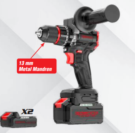 SPECCO Black Spark BS20V-1380 Akülü Matkap 20V