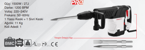 SPECCO SP-7022 Kırıcı 11 kg