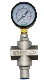 CANDAN CM-3551-1M Eko Manometreli Su Basınç Regülatörü 1/2 inç