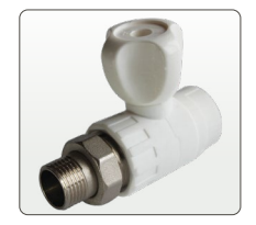 CANDAN CM-4466 PPRC Düz Radyatör Vanası 25 mm x 3/4 inç