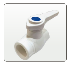 CANDAN CM-3111 Plastik Küre ve Milli PPRC Metal Kollu Küresel Vana 20 mm
