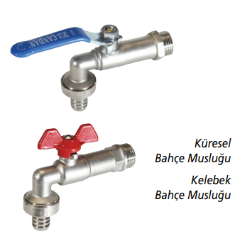 CANDAN CM-2001 Küresel Bahçe Musluğu 1/2 inç