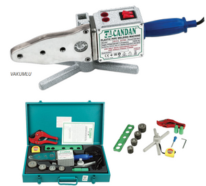 CANDAN CM-03-SET-V Extra Vakumlu PP-R Boru Kaynak Makinesi Seti