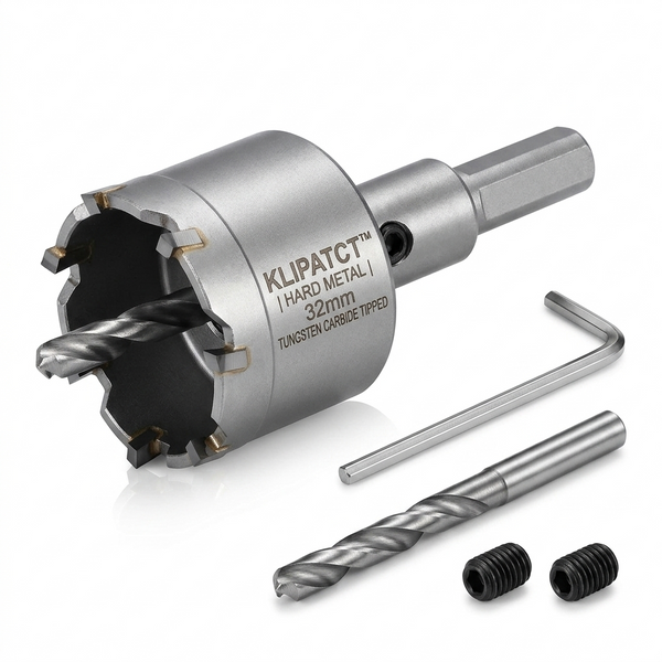 TOMAX T.C.T Metal Delme Panç 18 mm | Tungsten Karbür Uçlu Profesyonel Delik Açma Pançı