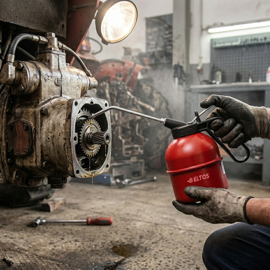 ELTOS Metal Yağdanlık 500CC EY110 | Profesyonel Endüstriyel Yağlama Kabı