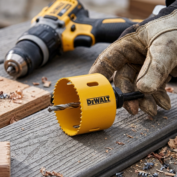 DEWALT Bi-Metal Panç 10 mm Ø | Profesyonel Metal & Ahşap Delik Açma Pançı
