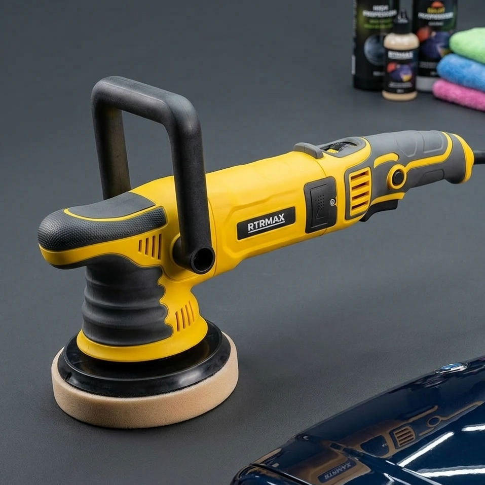 RTRMAX RTM1460 Orbital Polisaj Makinesi 150MM 1000W | Pasta Cila Makinesi