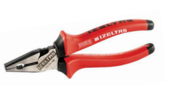 İZELTAŞ Kombine Pense Ağır Tip (Çelik Tel İçin) 180 mm (7 1/8