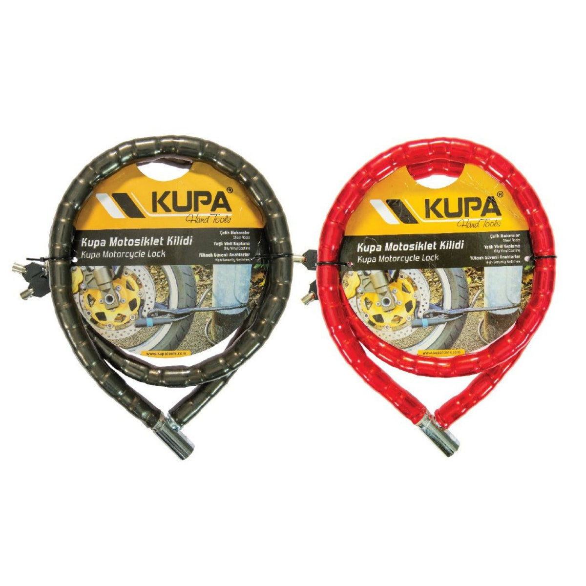 KUPA KUP8167 LÜKS MOTORSİKLET KİLİDİ