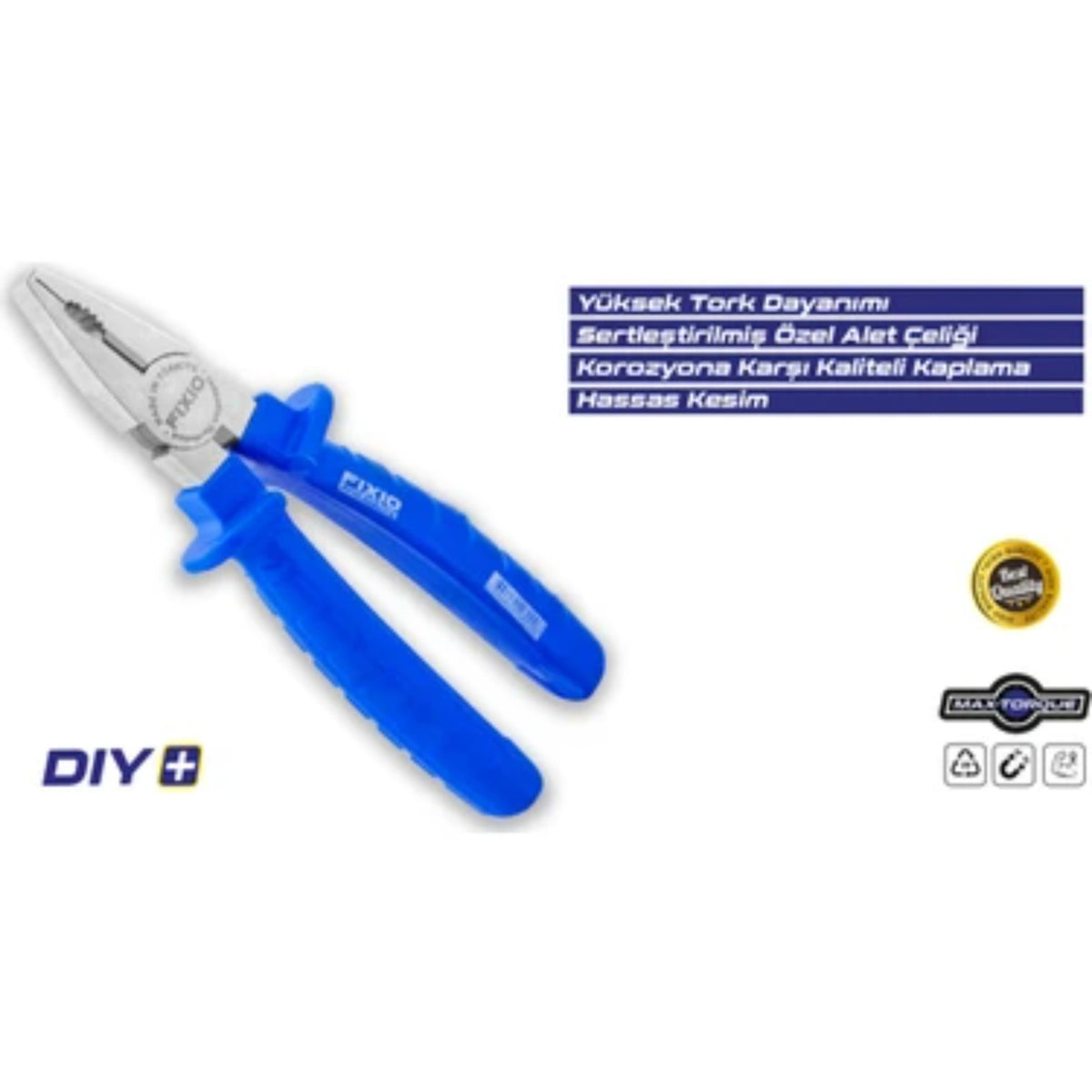 FİXİO FP0160 Pense 160 mm No:6 | Profesyonel Kompakt Pense