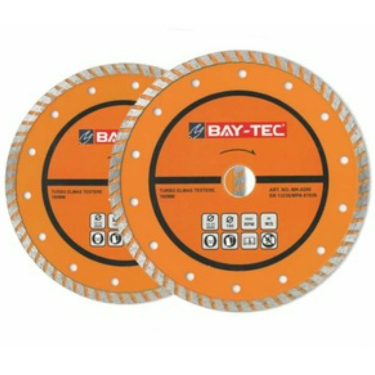BAYTEC MK0280 Turbo Elmas Testere 180 mm | Kesme Diski