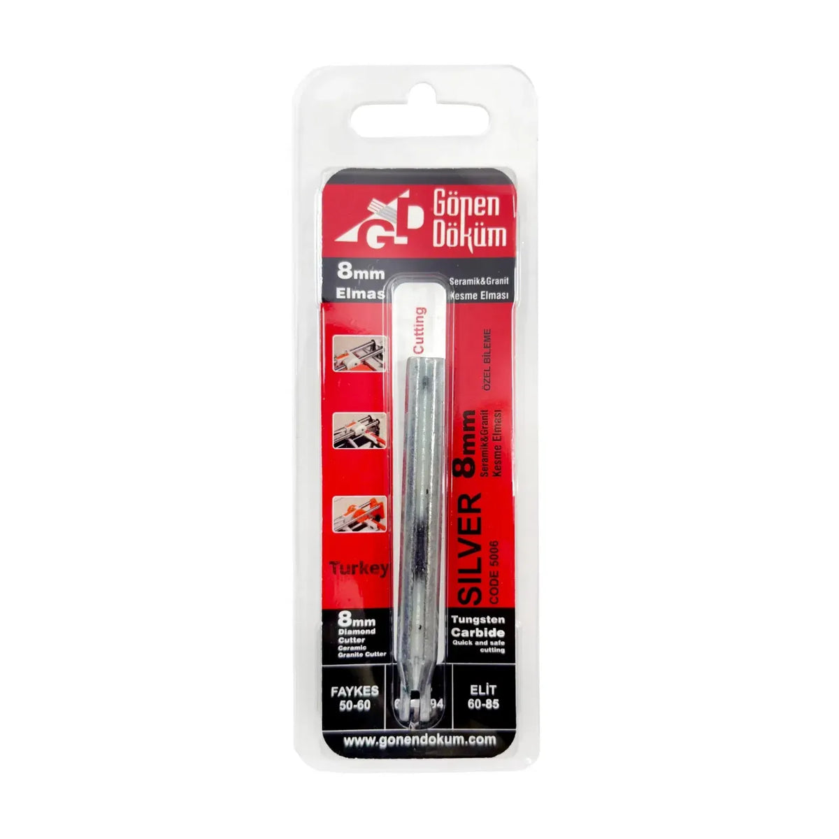 GÖNEN SİLVER ELMAS KESME YEDEĞİ 12 MM 5004