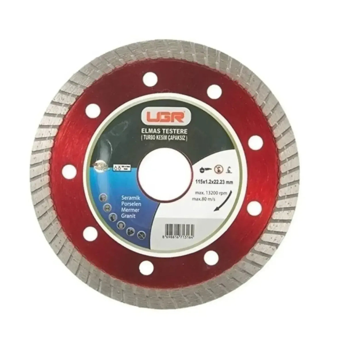 UGR İNCE HASSAS KESME 180x22.23x1.6.1.3 MM