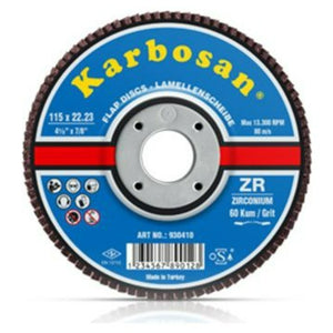KARBOSAN ZİRKONYUM FLAP DİSK 115x22 40 KUM(983450)