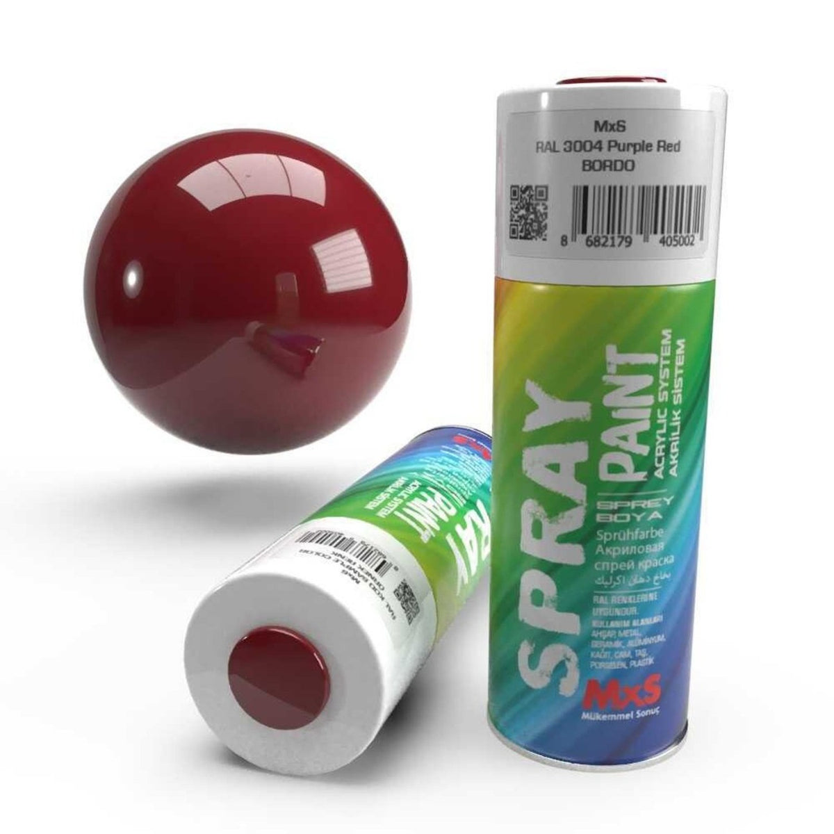 MXS SPREY BOYA 400 ML RAL3004 BORDO