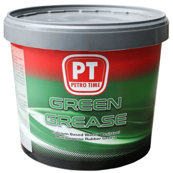 PETRO TIME Yeşil Kauçuk Gres 1 KG | Endüstriyel Yüksek Performans Gres Yağı