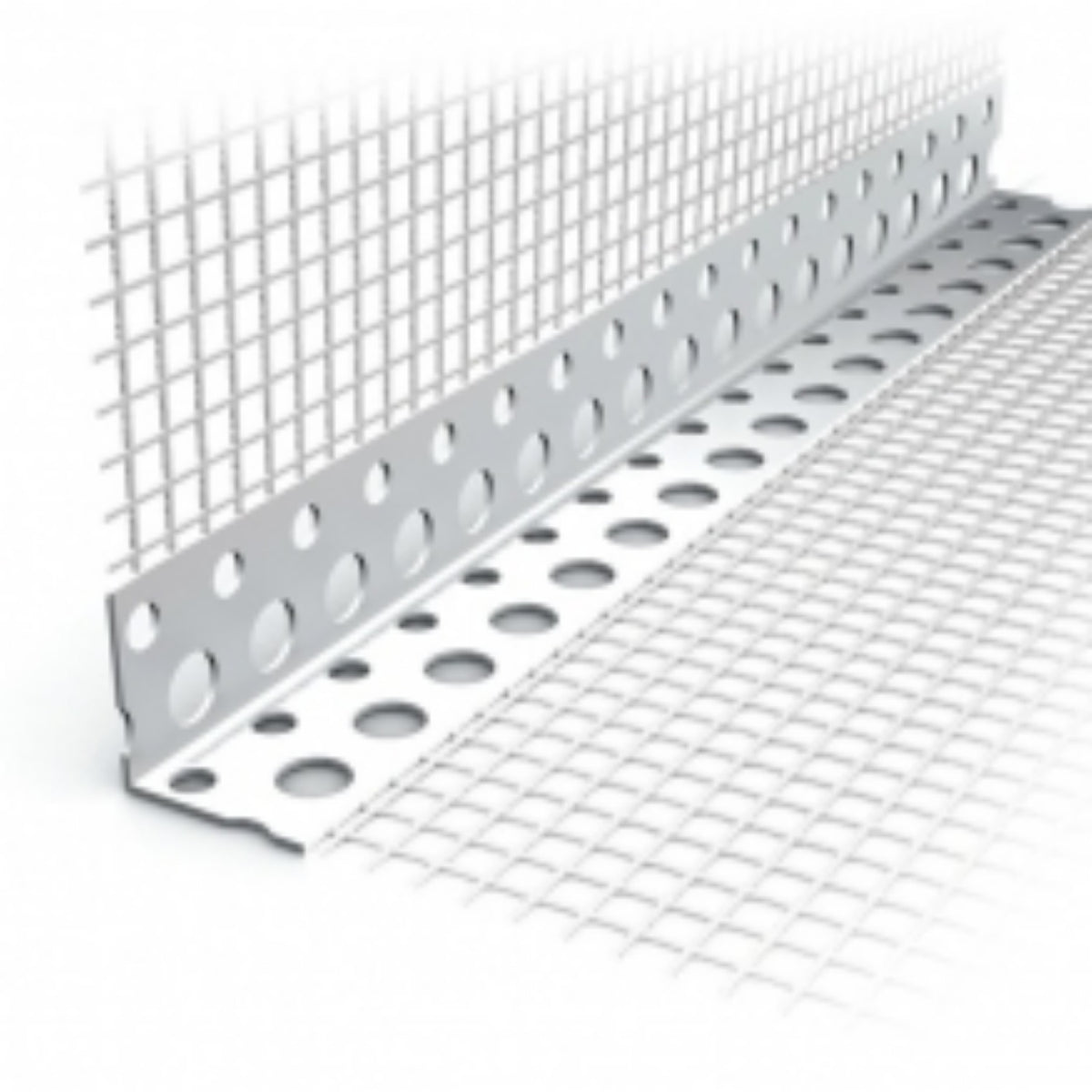 PVC FİLELİ KÖŞE PROFİLİ 110 GR  BEYAZ  2.50 MT