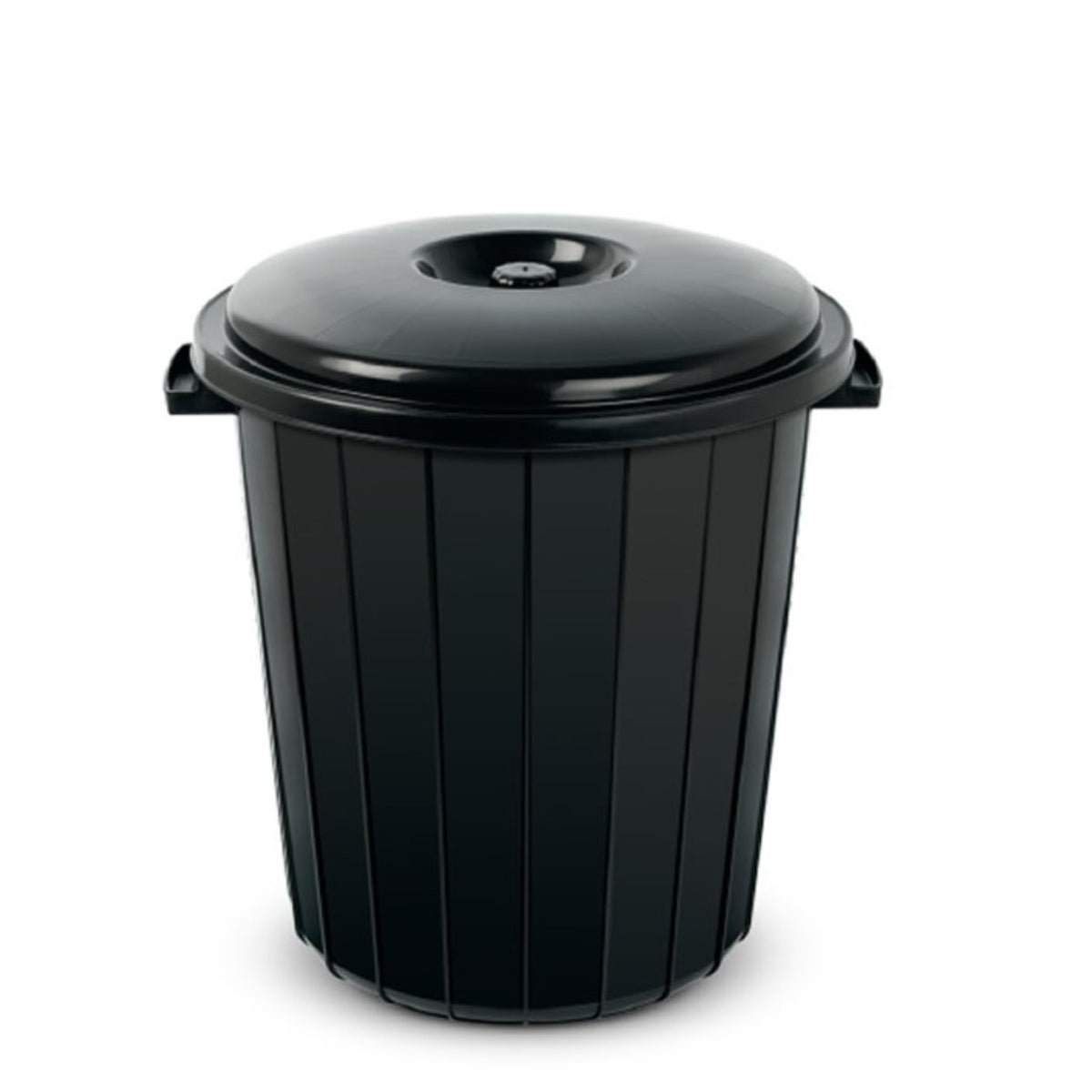 ÇÖP KOVASI BATTAL 50 LT KAPAKLI GRİ