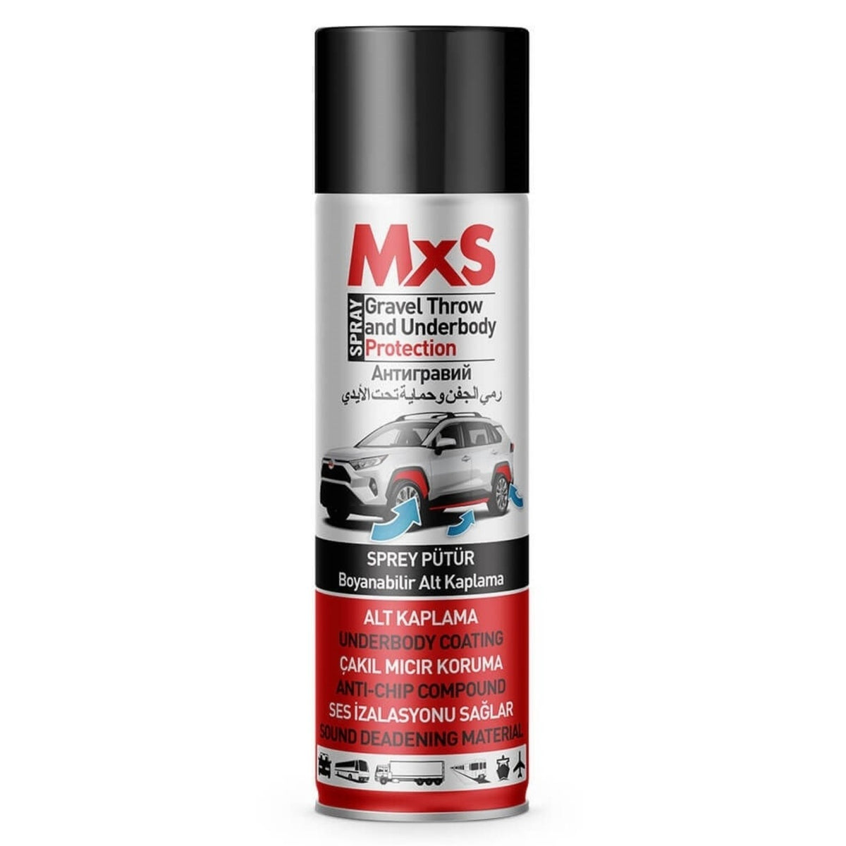 MXS PÜTÜR SPREY BOYA 400 ML SİYAH