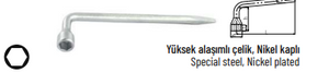 İZELTAŞ Bijon Anahtarı Pipo Tipi (Tornavida Ağızlı) 19 mm (3/4”) | Profesyonel El Aleti
