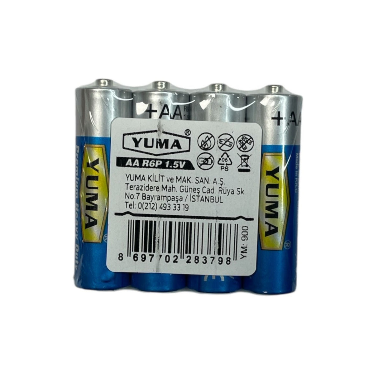 YUMA AA-CARBON R6P 1.5V KALEM PİL YM-900