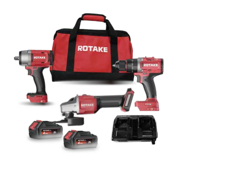 ROTAKE K306 20 V 3 Parçalı Akülü Alet Seti