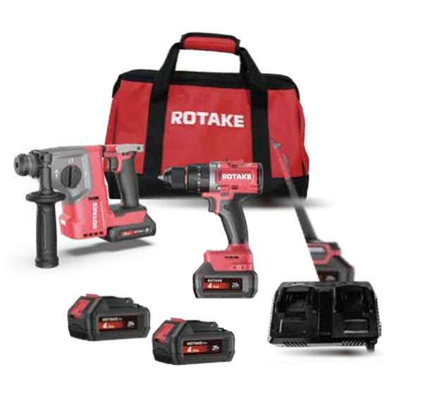 ROTAKE K307 20 V 3 Parçalı Akülü Alet Seti