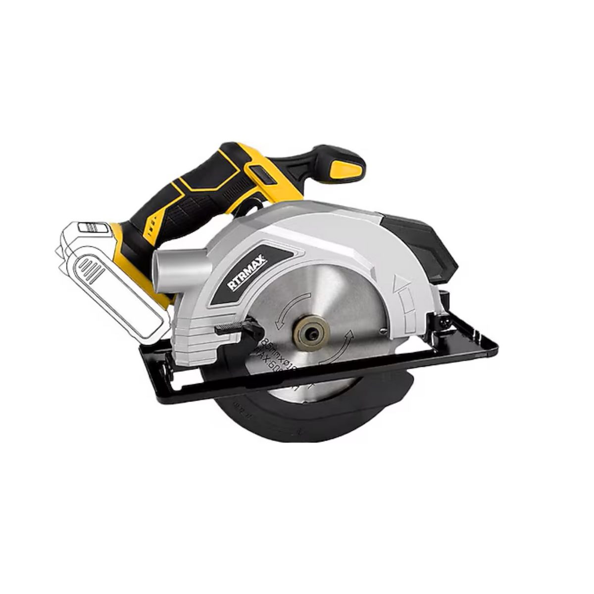 RTRMAX Daire Testere Kömürsüz (Aküsüz) 185mm (RTX3080B)