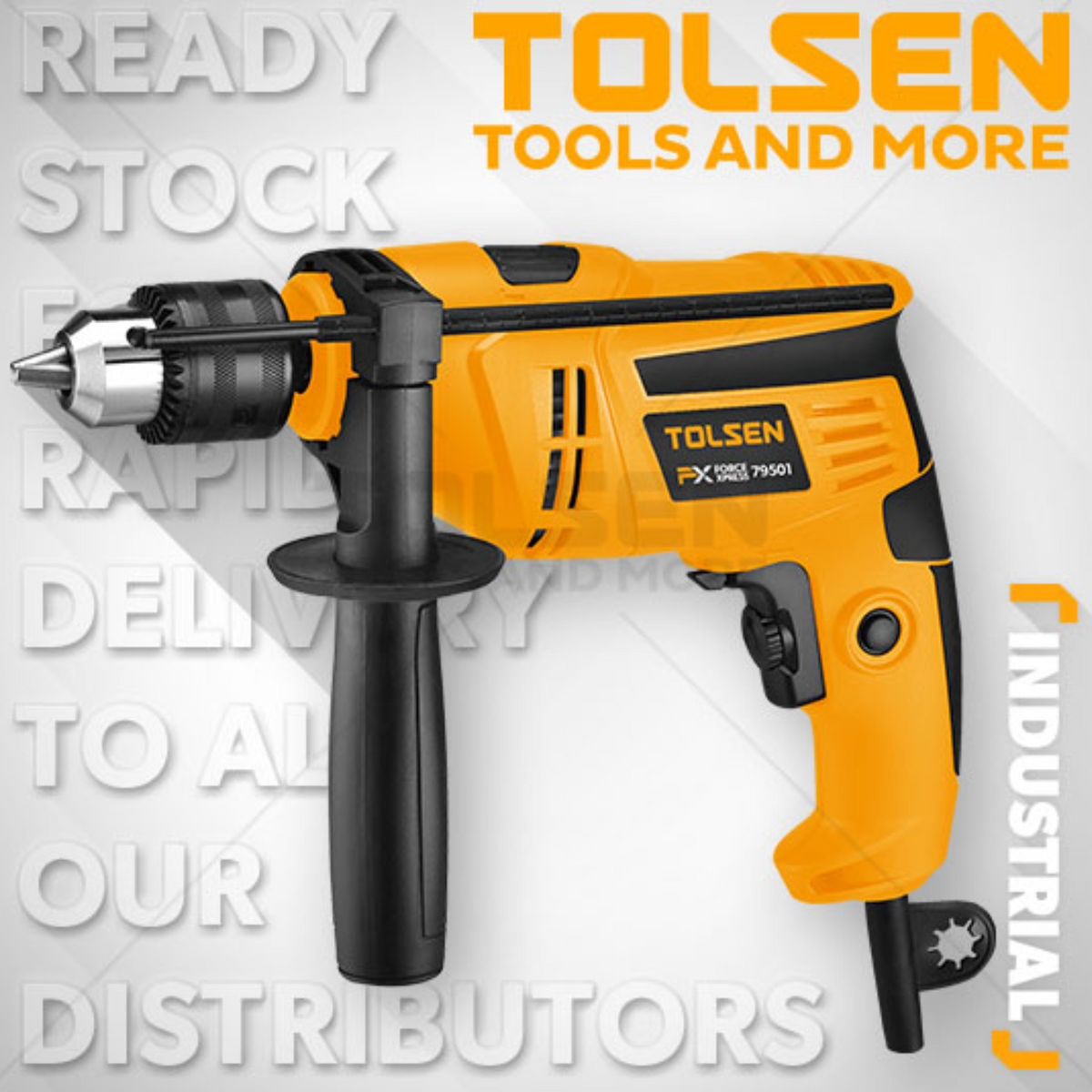 TOLSEN 79502A DARBELİ MATKAP OTO. MANDRENLİ 710W