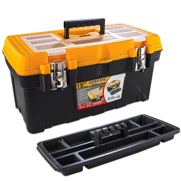 SUPER BAG ASR-2077 Metal Kilitli Takım Çantası 19 İnç | Geniş Hacimli Profesyonel Takım Çantası