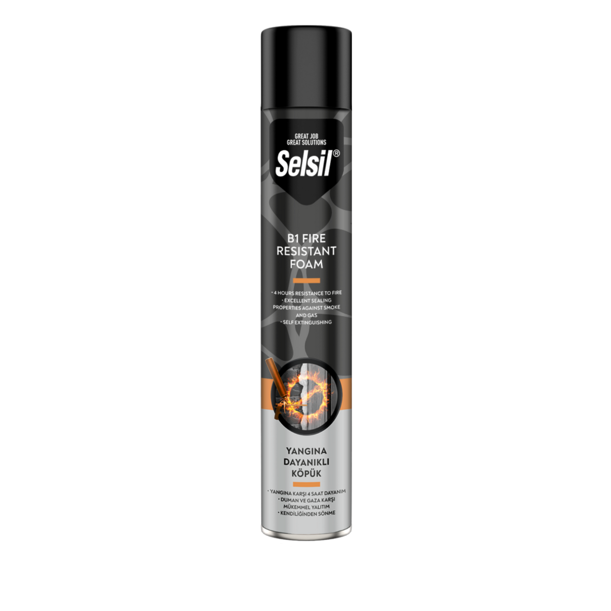 SELSİL B1 YANGINA DAYANAKLI KÖPÜK (900 GR) 750 ML