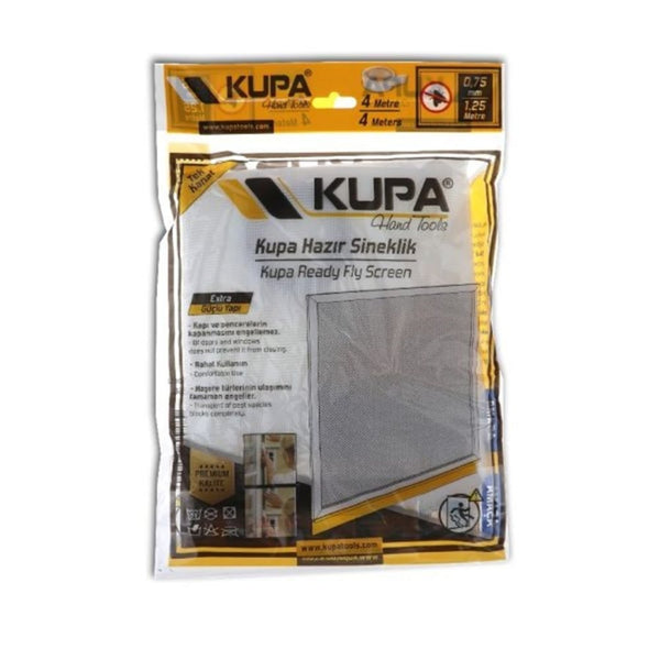 Kupa Hazır Sineklik Tek Kanat Küçük 75x125 CM | Pratik Pencere Sinekliği