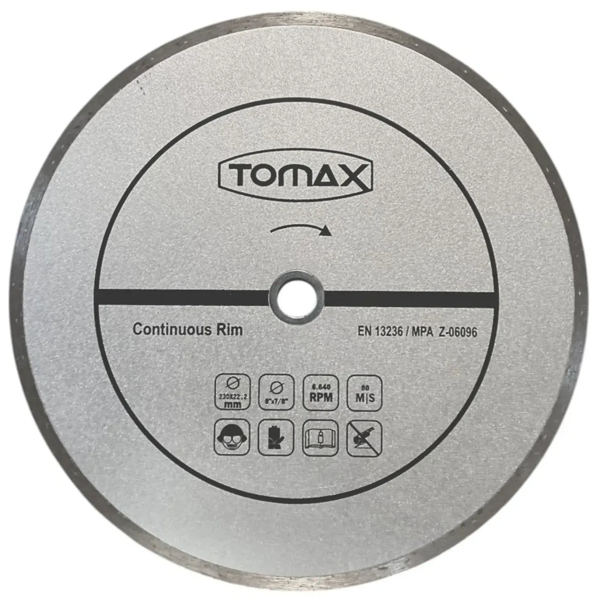 TOMAX SÜREKLİ ELMAS KESİCİ 230x2.4x22