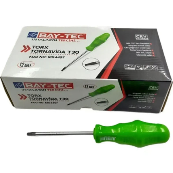 BAYTEC MK4491 Torx Tornavida T10 | Profesyonel Tork Tornavida