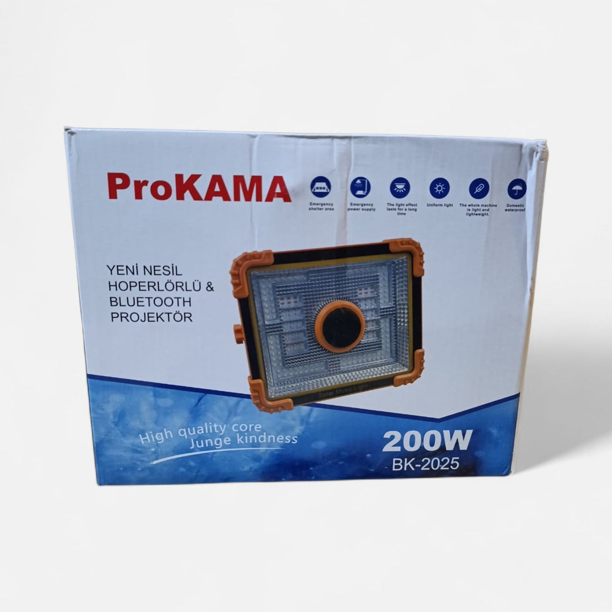 PRO KAMA SOLAR LED PROJEKTÖR BK-2025 200W
