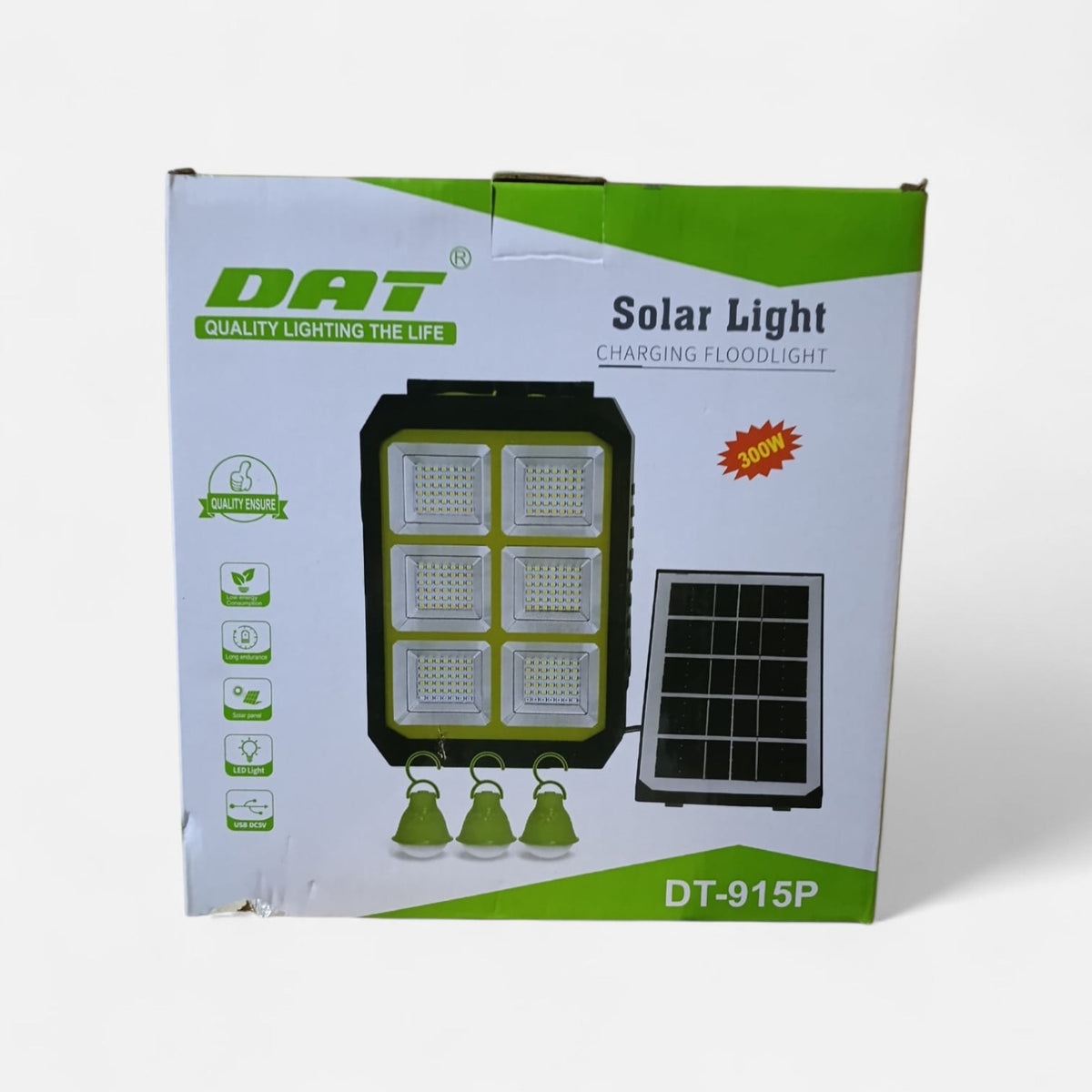 DAT DT-915P SOLAR PANEL USB  FENER 300W